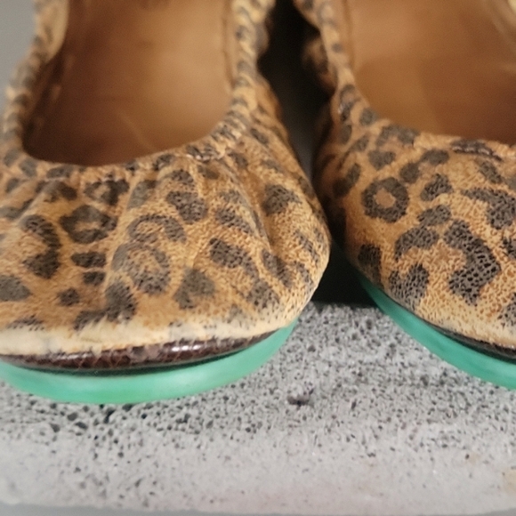 Tieks By Gavrieli Women's Leather Stylish Comfy Leopard  Slip On Ballet Flats 8 - Picture 12 of 12